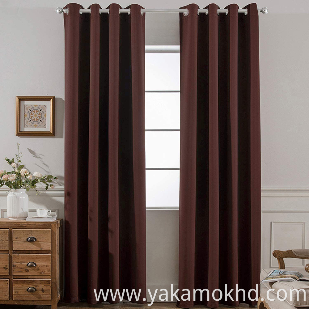Chocolate Brown Blackout Curtains